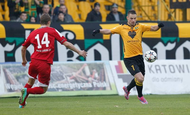 Football. I Liga. GKS Katowice - Dolcan Zabki. 25.10.2014