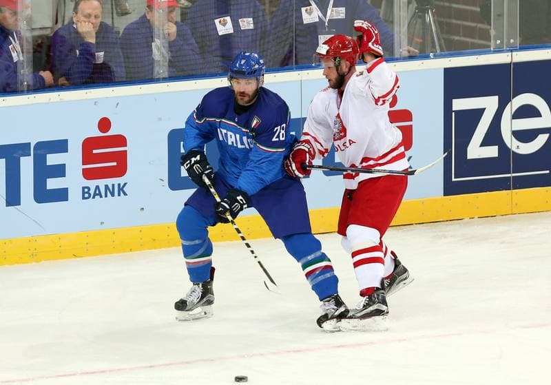 Ice Hockey. World Championship Division 1A. Italy - Poland. 23.04.2016