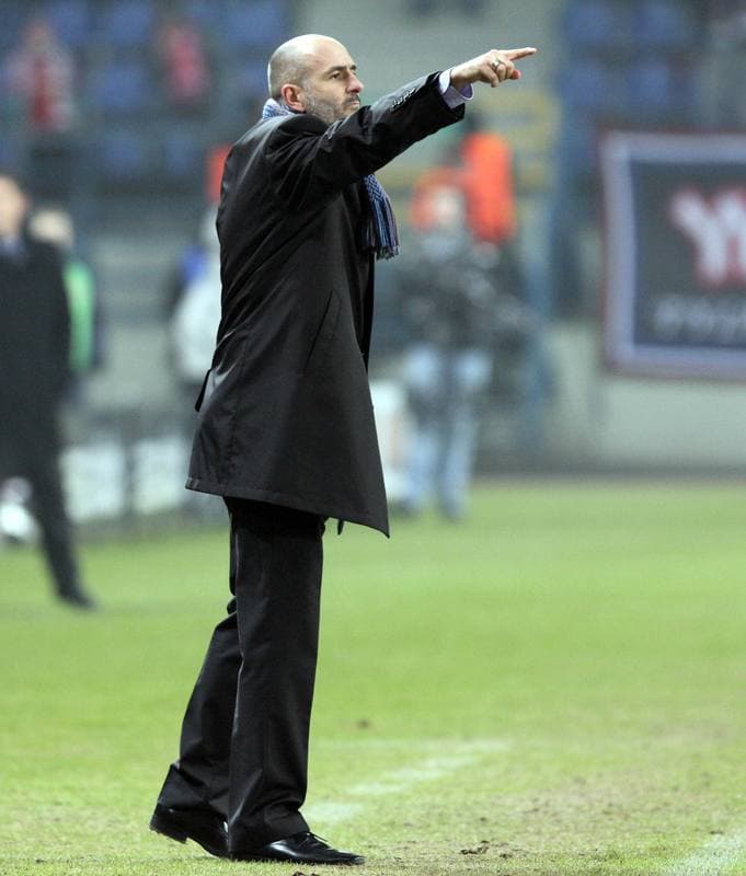 Football. T-Mobile Ekstraklasa. Wisla Krakow - Lech Poznan. 09.03.2012