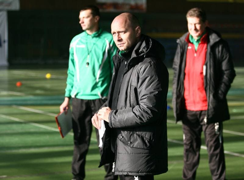 Football. GKS Katowice. Training. 19.01.2015