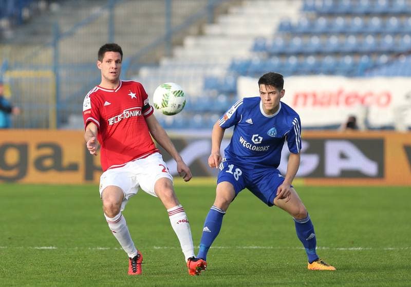 Football. Ekstraklasa. Ruch Chorzow - Wisla Krakow. 03.04.2016