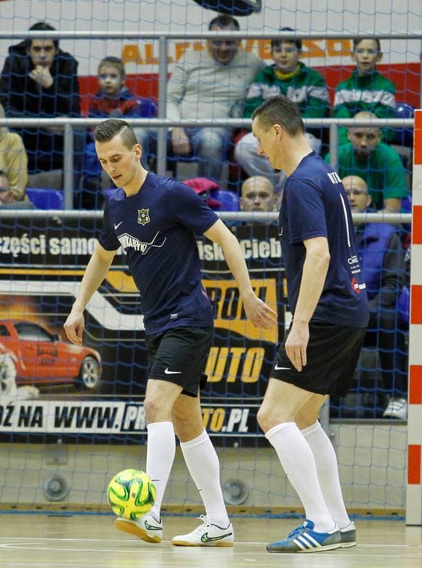 Football. Tyski Mecz Charytatywny. Arkadiusz Milik - Tomasz Hajto. 23.12.2014