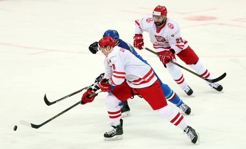 Ice Hockey. World Championship Division 1A. Italy - Poland. 23.04.2016