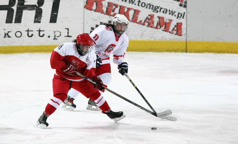 Ice Hockey. U18 Women's World Championship Division I. Poland - Denmark. 25.01.2015