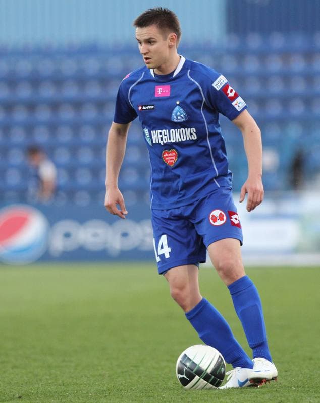 Football. T-Mobile Ekstraklasa. Ruch Chorzow - LKS Lodz. 28.04.2012