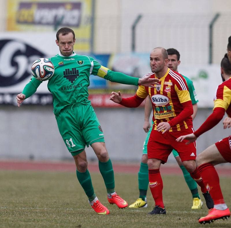 Football. I Liga. Chojniczanka Chojnice - GKS Katowice. 21.03.2015