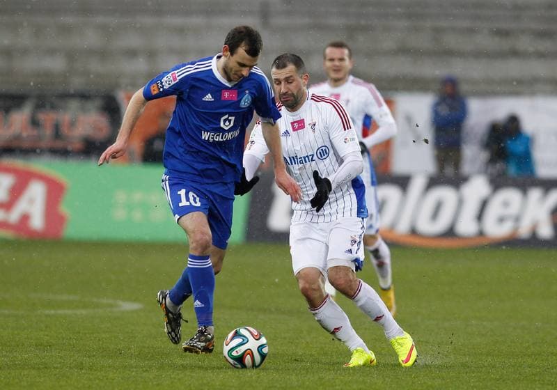 Football. T-Mobile Ekstraklasa. Gornik Zabrze - Ruch Chorzow. 02.04.2015