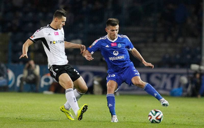 Football. T-Mobile Ekstraklasa. Ruch Chorzow - Legia Warsaw. 24.04.2015