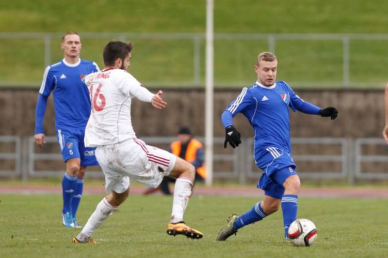 Football. Fortuna Narodni Liga. FK Fotbal Trinec - Banik Ostrava. 19.11.2016