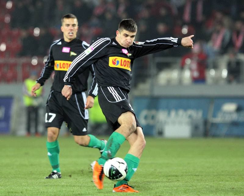 Football. T-Mobile Ekstraklasa. Cracovia Krakow - Lechia Gdansk. 18.02.2012
