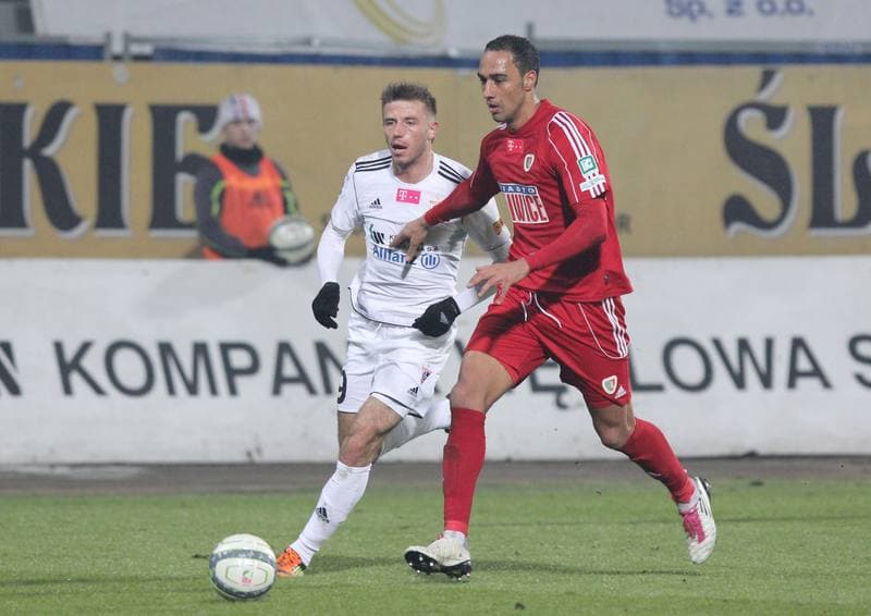 Football. T-Mobile Ekstraklasa. Gornik Zabrze - Piast Gliwice. 25.02.2013