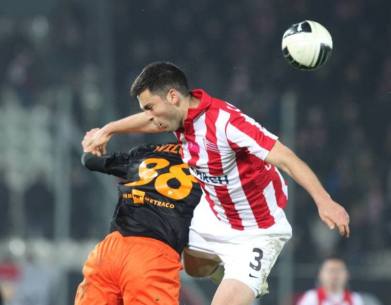 Football. T-Mobile Ekstraklasa. Cracovia Krakow - Zaglebie Lubin. 02.03.2012