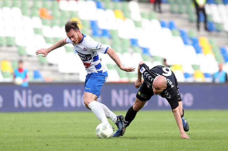 Football. Nice I Liga. Podbeskidzie Bielsko-Biala - GKS Tychy. 13.05.2017