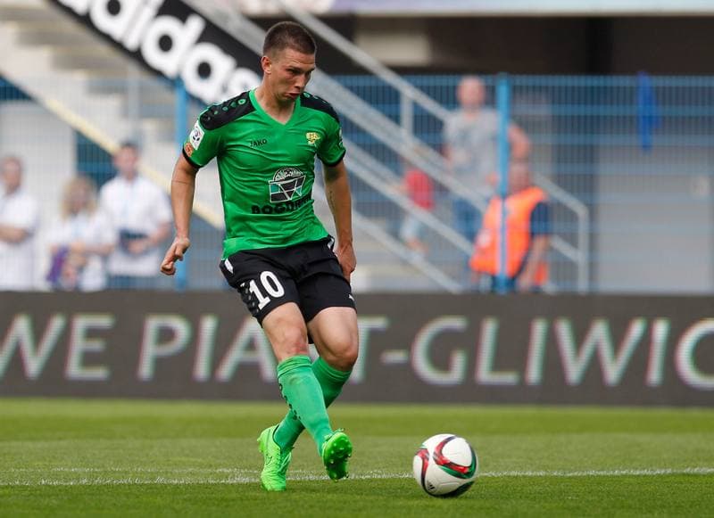 Football. T-Mobile Ekstraklasa. Piast Gliwice - Gornik Leczna. 07.11.2014