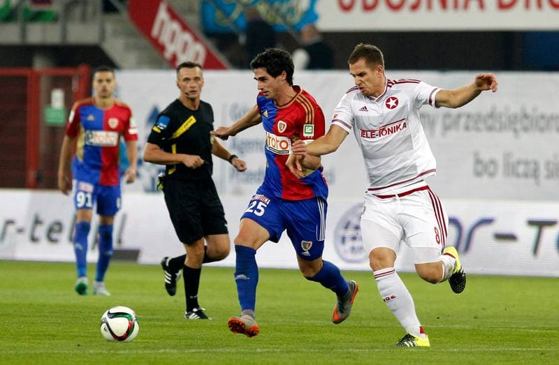 Football. PKO BP Ekstraklasa. Piast Gliwice - Wisla Krakow. 03.10.2015