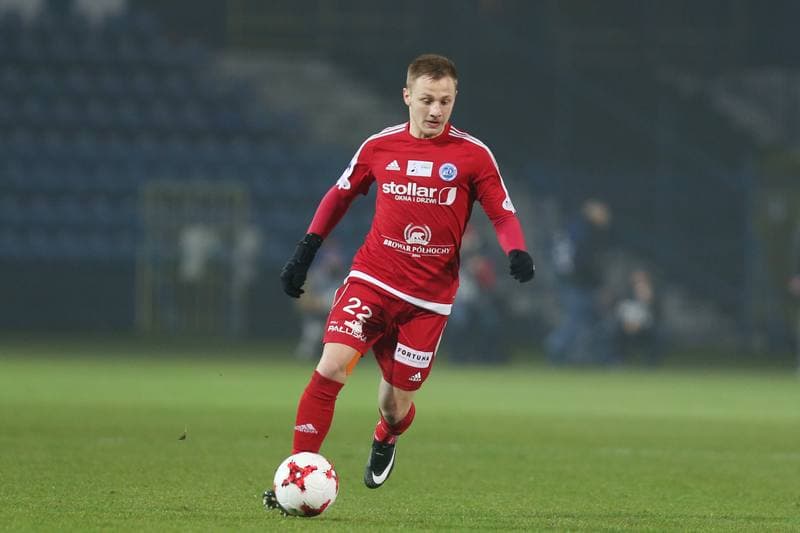 Football. Nice I Liga. Ruch Chorzow - Wigry Suwalki. 22.11.2017