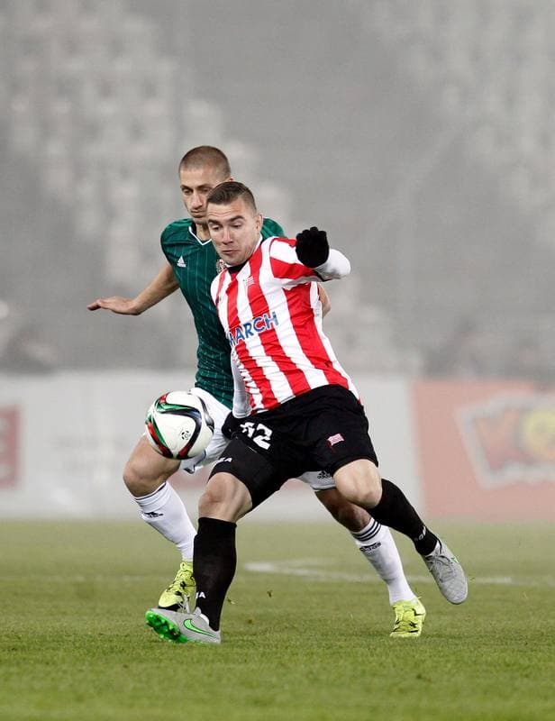 Football. T-Mobile Ekstraklasa. Cracovia Krakow - Slask Wroclaw. 02.03.2014