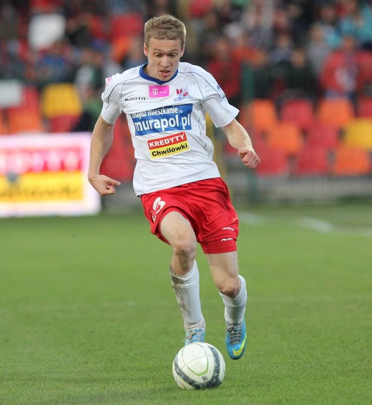 Football. T-Mobile Ekstraklasa. Podbeskidzie Bielsko Biala - Ruch Chorzow. 03.08.2014