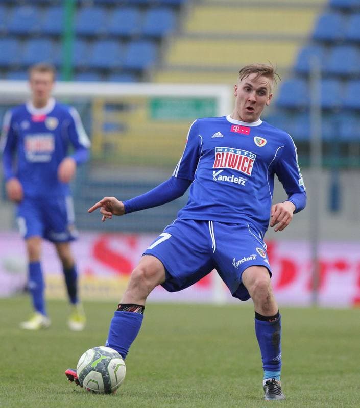 Football. T-Mobile Ekstraklasa. Wisla Krakow - Piast Gliwice. 07.04.2013