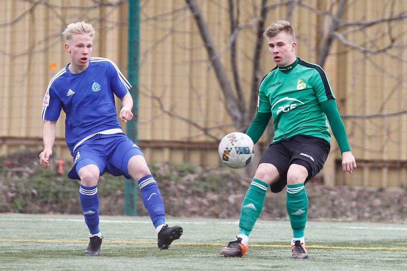 Football. Centralna Liga Juniorow. Ruch Chorzow - GKS Belchatow. 10.03.2019