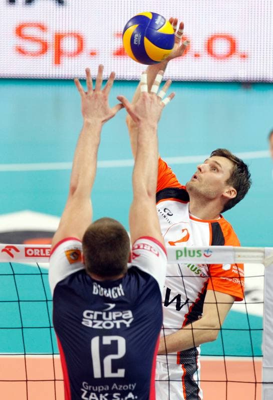 Volleyball. PlusLiga. Jastrzebski Wegiel - ZAKSA Kedzierzyn-Kozle. 11.01.2014