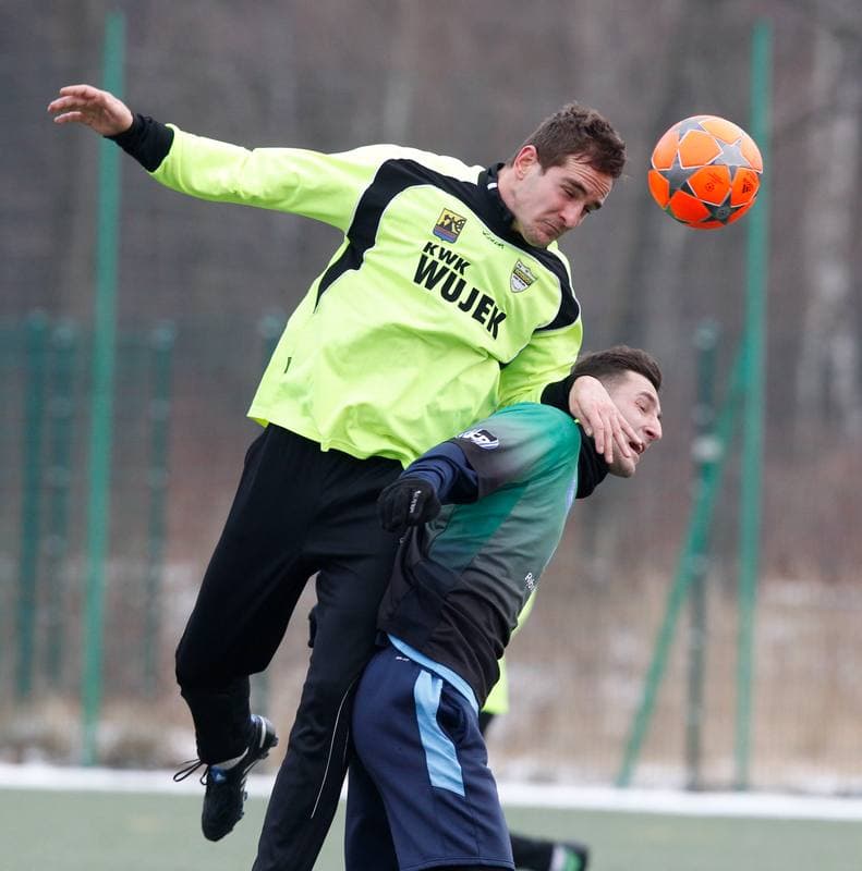 Football. Sparing. Energetyk ROW Rybnik - Rozwoj Katowice. 29.01.2014