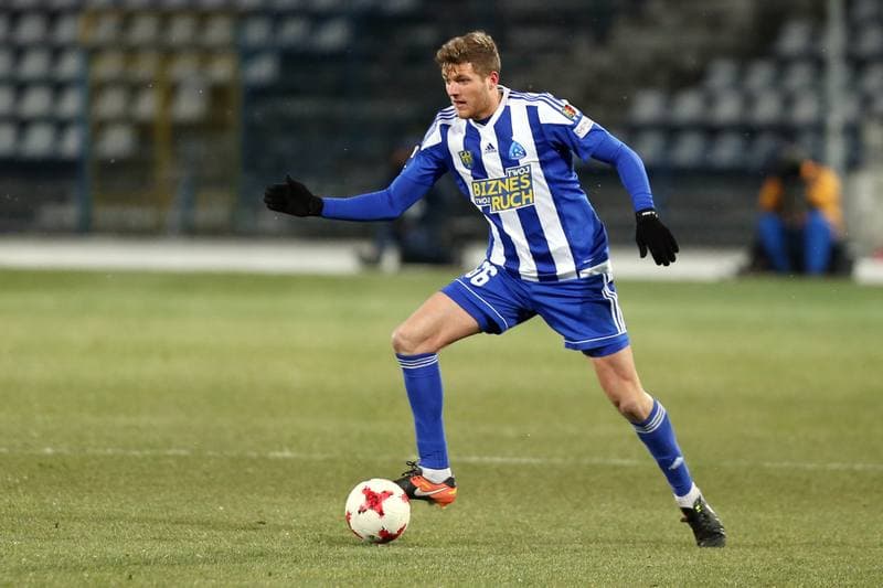 Football. Nice I Liga. Ruch Chorzow - Podbeskidzie Bielsko-Biala. 17.03.2018
