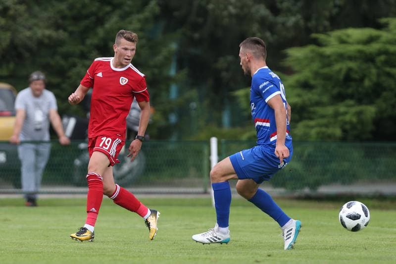 Football. Sparing. Podbeskidzie Bielsko-Biala - Piast Gliwice. 07.07.2018
