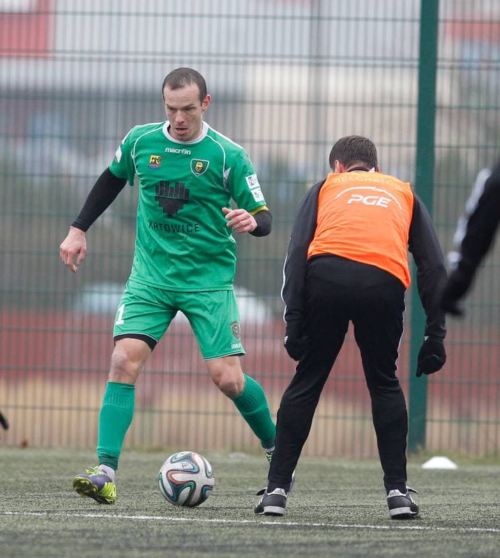 Football. Friendly Match. GKS Belchatow - GKS Katowice. 21.02.2015