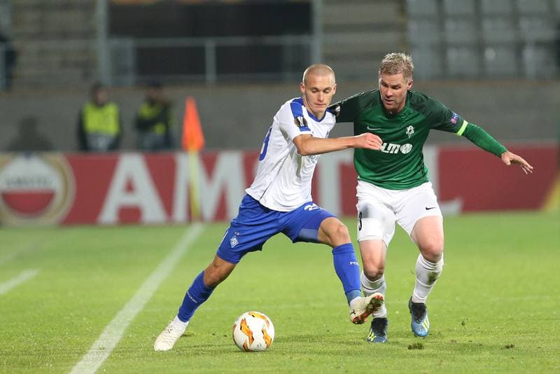 Football. UEFA Europa League. FK Jablonec - Dynamo Kyiv. 04.10.2018