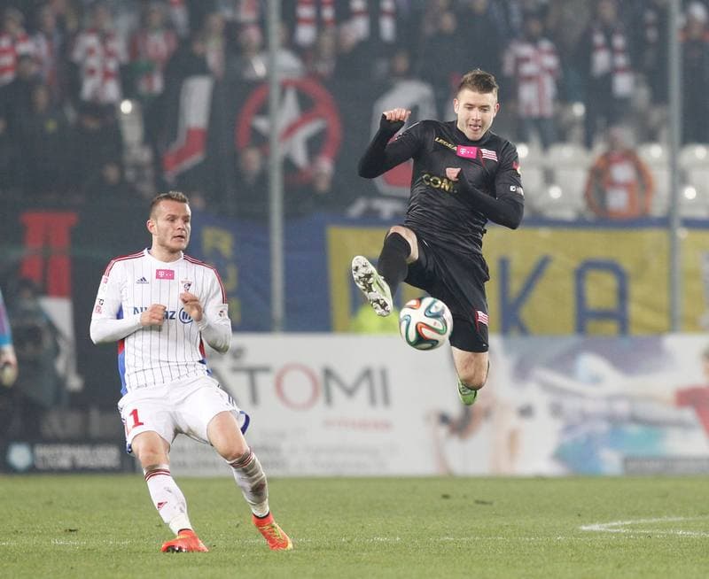 Football. T-Mobile Ekstraklasa. Cracovia Krakow - Gornik Zabrze. 24.11.2014
