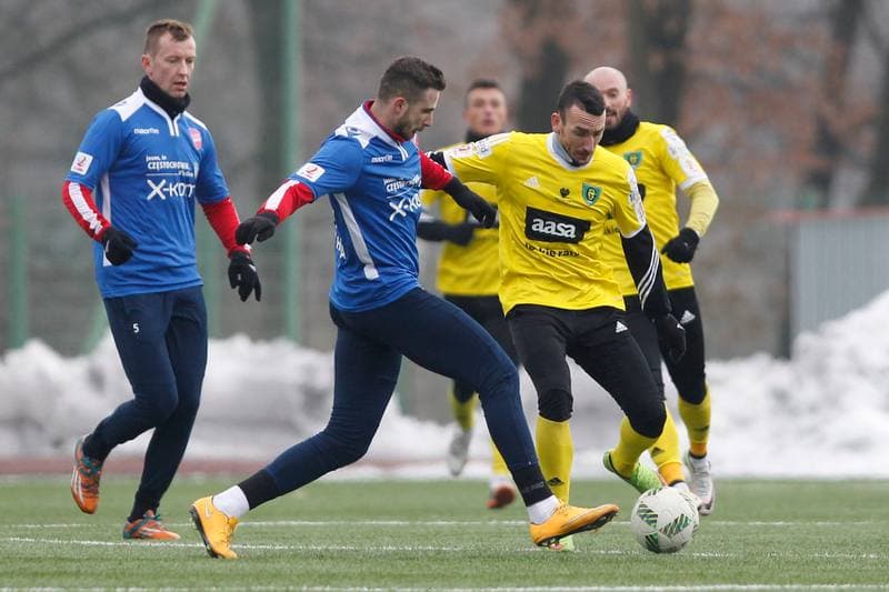Football. Sparing. GKS Katowice - Rakow Czestochowa. 11.02.2017