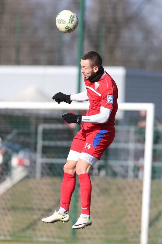 Football. Sparing. Zaglebie Sosnowiec - Polonia Bytom. 25.02.2017