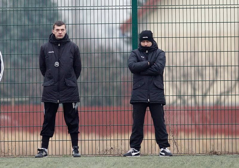 Football. Friendly Match. GKS Belchatow - GKS Katowice. 21.02.2015