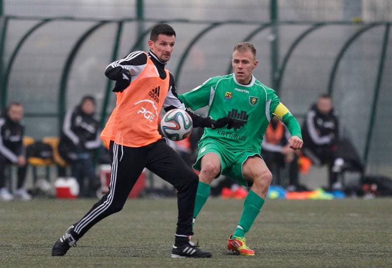 Football. Friendly Match. GKS Belchatow - GKS Katowice. 21.02.2015
