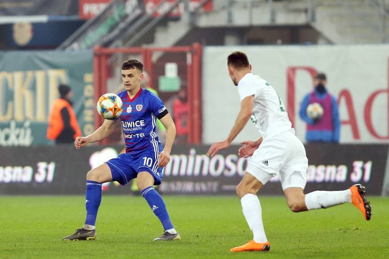 Football. Lotto Ekstraklasa. Piast Gliwice - Slask Wroclaw. 01.03.2019