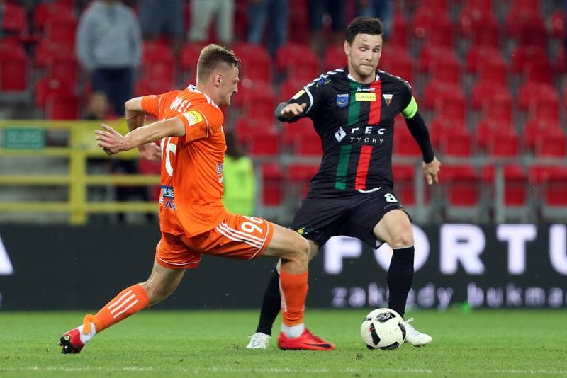 Football. Fortuna I Liga. GKS Tychy - Bruk-Bet Termalica Nieciecza. 11.08.2018