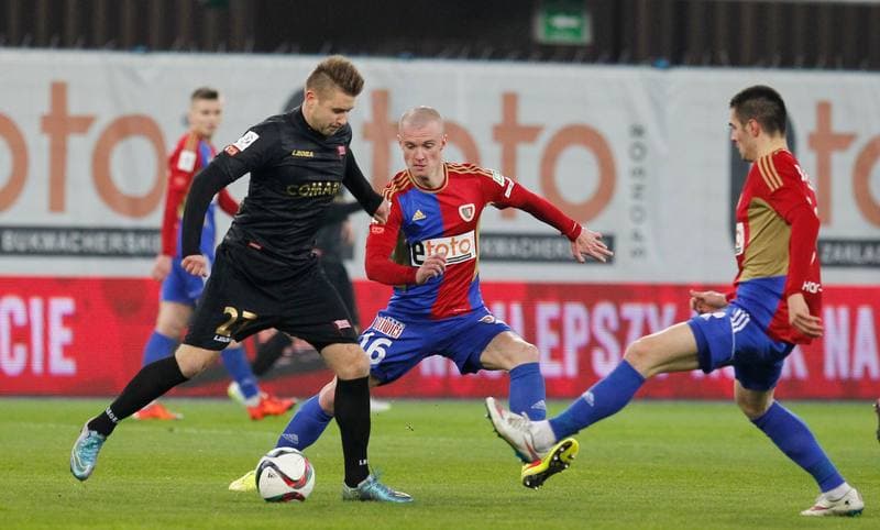 Football. PKO BP Ekstraklasa. Piast Gliwice - Cracovia Krakow. 05.12.2015