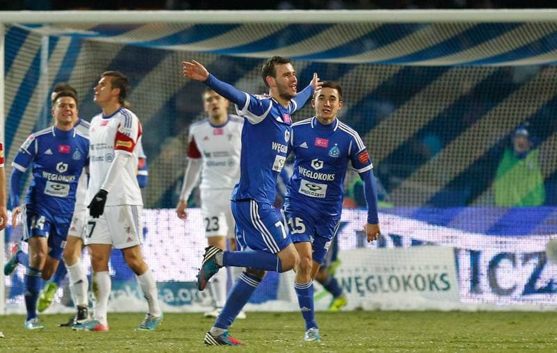 Football. T-Mobile Ekstraklasa. Ruch Chorzow - Gornik Zabrze. 04.10.2014