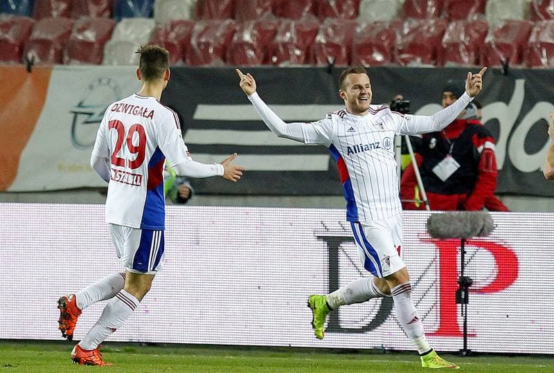 Football. PKO BP Ekstraklasa. Gornik Zabrze - Piast Gliwice. 01.12.2015