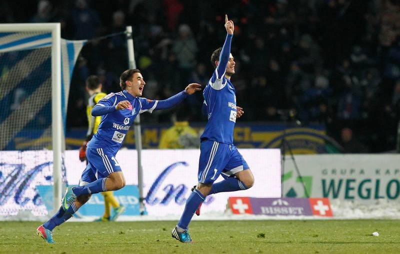 Football. T-Mobile Ekstraklasa. Ruch Chorzow - Gornik Zabrze. 04.10.2014