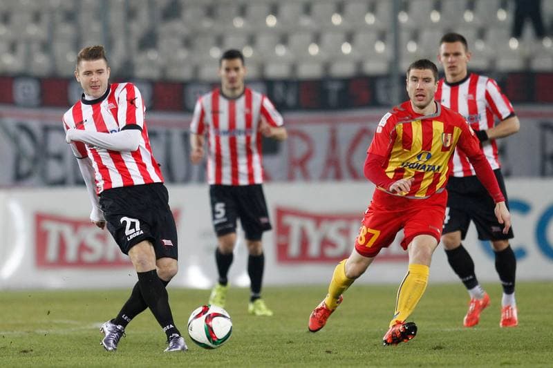 Football. T-Mobile Ekstraklasa. Cracovia Krakow - Korona Kielce. 22.05.2015