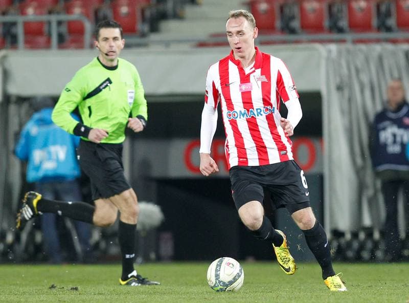 Football. T-Mobile Ekstraklasa. Cracovia Krakow - Zaglebie Lubin. 09.12.2013