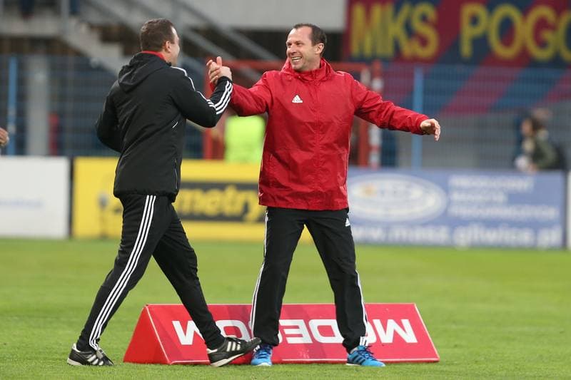 Football. Ekstraklasa. Piast Gliwice - Pogon Szczecin. 01.05.2016