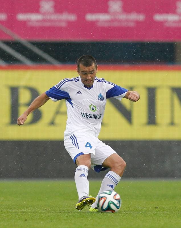 Football. UEFA Europa League. Ruch Chorzow - Esbjerg FB. 31.07.2014