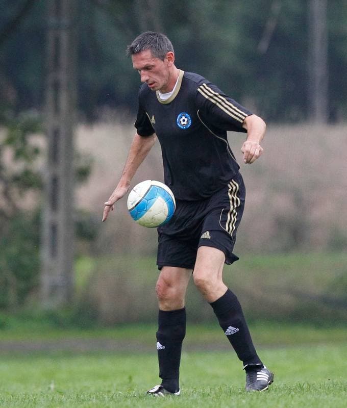 Football. Polish Cup. Orzel Mokre - Reprezentacja Slask Oldboyow. 02.09.2014