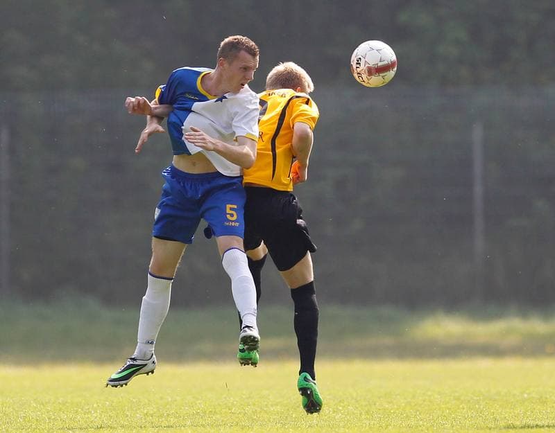 Football. IV Liga. Slavia Ruda Slaska - Gwarek Tarnowskie Gory. 06.09.2014
