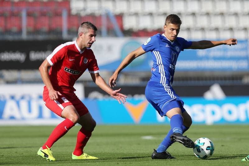 Football. Het Liga. Sigma Olomouc - Zbrojovka Brno. 20.08.2017