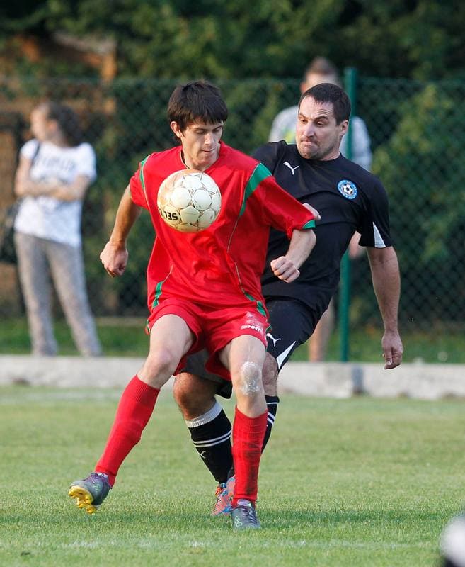 Football. Puchar Polski. Strazak Mikolow - Reprezentacja Slaska Oldboyow. 09.09.2014