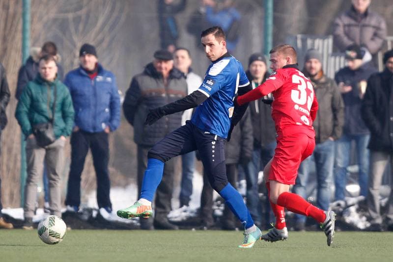 Football. Sparing. Zaglebie Sosnowiec - Odra Opole. 28.01.2017